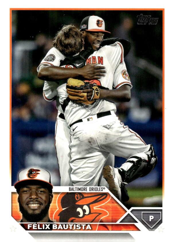 Amazon.com: 2023 TOPPS #510 FELIX BAUTISTA BALTIMORE ORIOLES